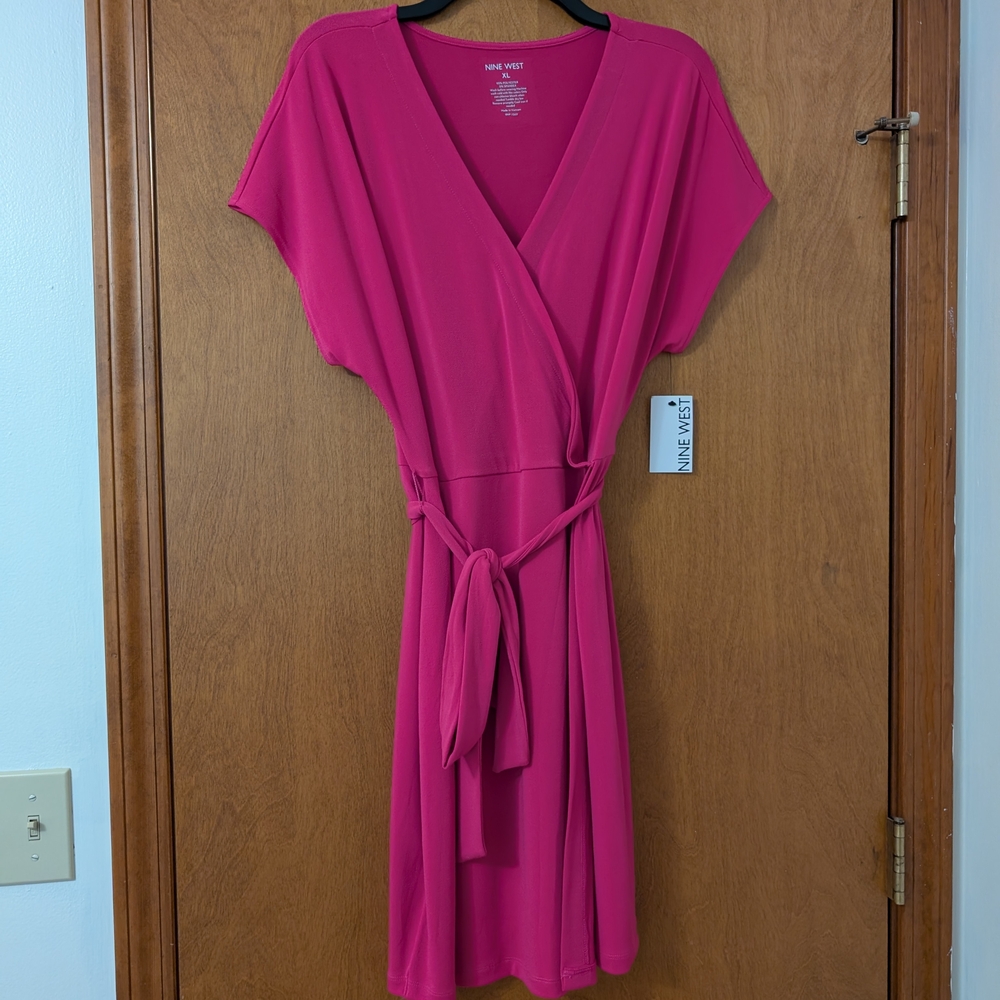 NWT Nine West Fuchsia Dress